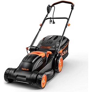 TACKLIFE Electric Lawn Mower, 14-Inch / 10-Amp Lawn Mower, 6 Adjustable Mowing Heights, 3 Operation Heights